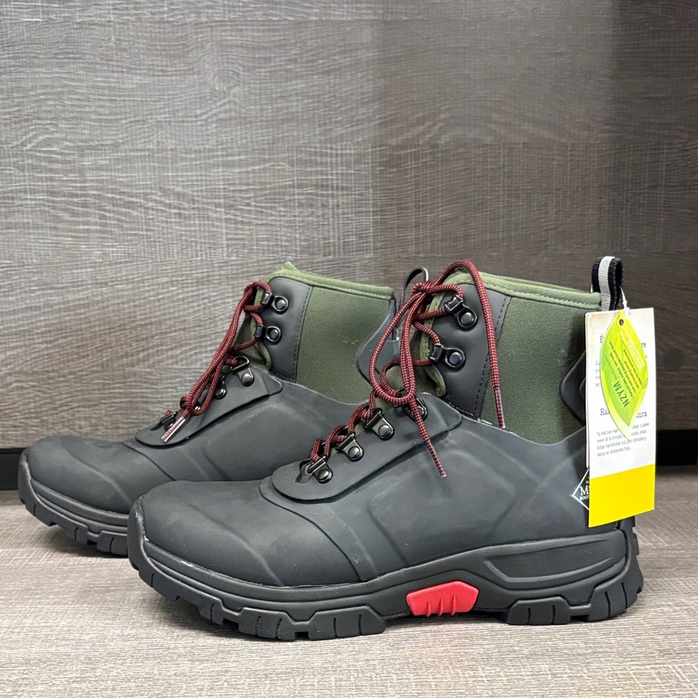 Men's Muck Apex Lace-Up Up Boot (Black) - Size 7